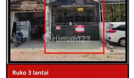Di Jual Ruko 3 Lantai Aset Bank di Taman Palem Lestari , Cengkareng Barat, Cengkareng, Jakarta Barat.