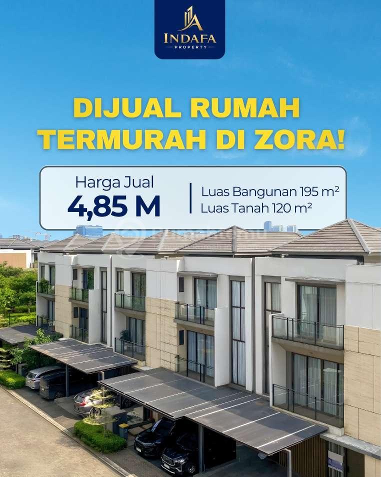 TERMURAH! Rumah The Zora BSD City Cluster Keia LT120 LB195 Smart Home Siap Huni