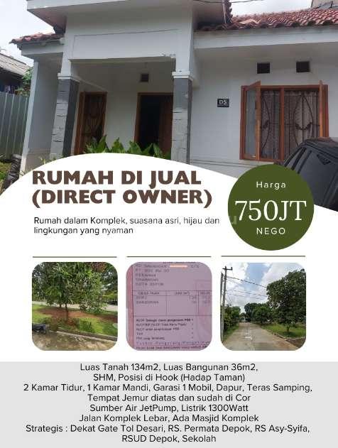 Rumah tinggal di Bedahan Depok 