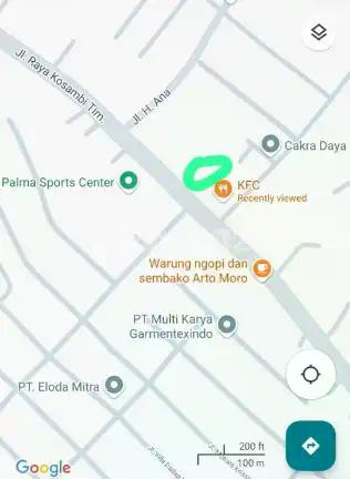 Disewakan Tanah Kosong Dijalan Raya Dadap Kosambi