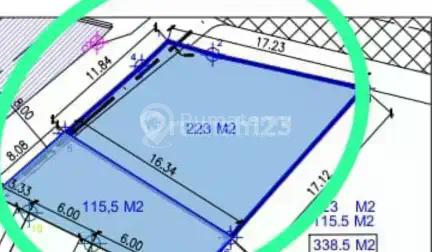 Di Sewakan Tanah Hook Luas 338 M2 di Puri Metland Jalan Raya K.h Ahmad Dahlan, Cipondoh Tangerang