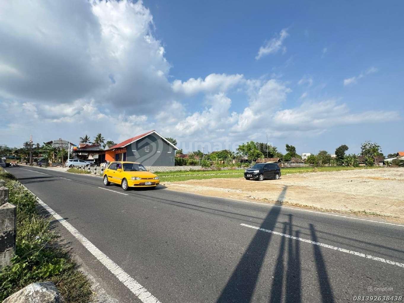 Dijual Tanah Jogja Barat Godean, Akses Jalan Lebar Bisa Truk Papasan