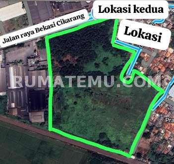 Lahan di jln raya Bekasi Cikarang tembusan jalur rengas bandung  Luas lahan 4,5h -+