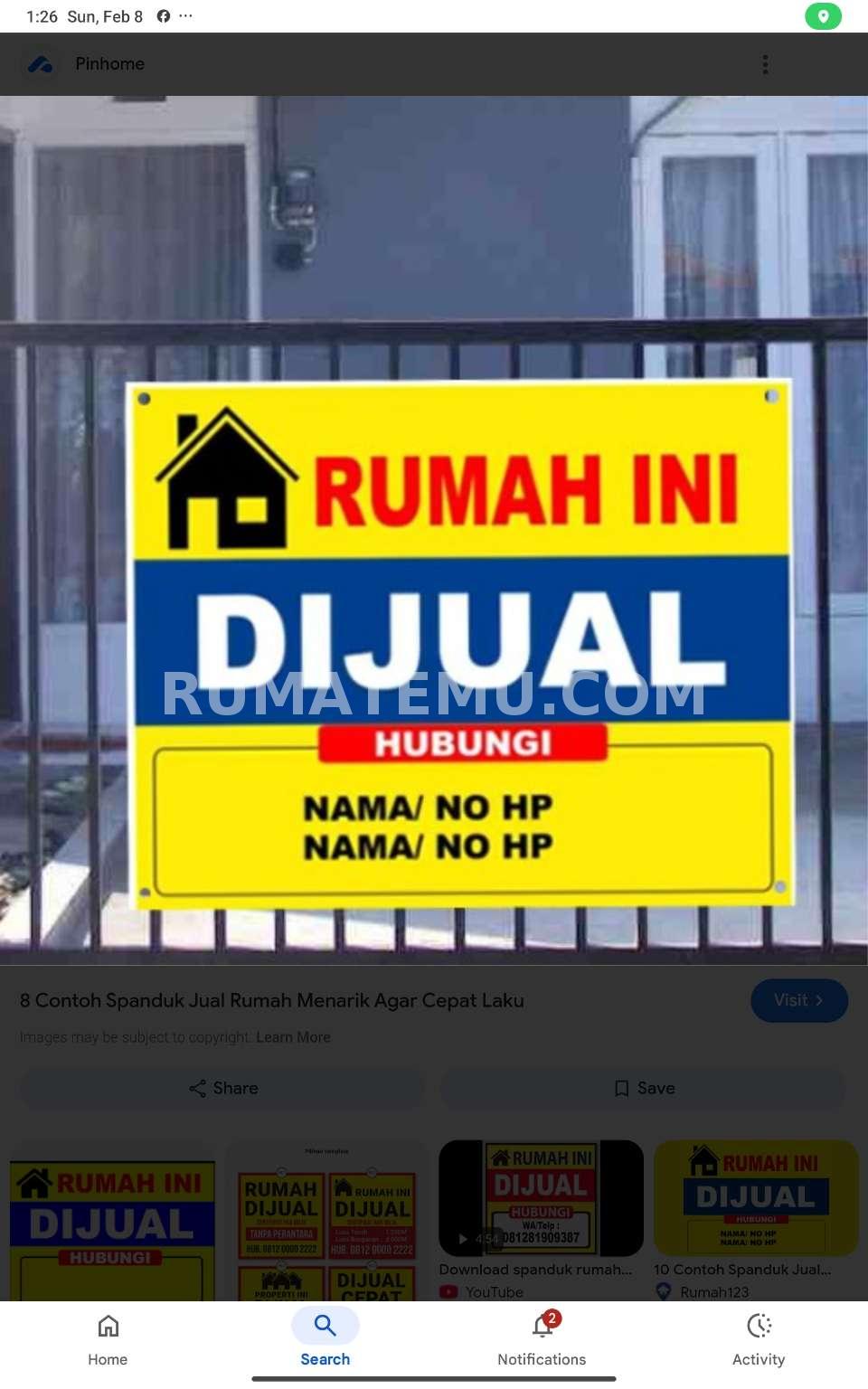 RUMAH DIJUAL SECEPATNYA